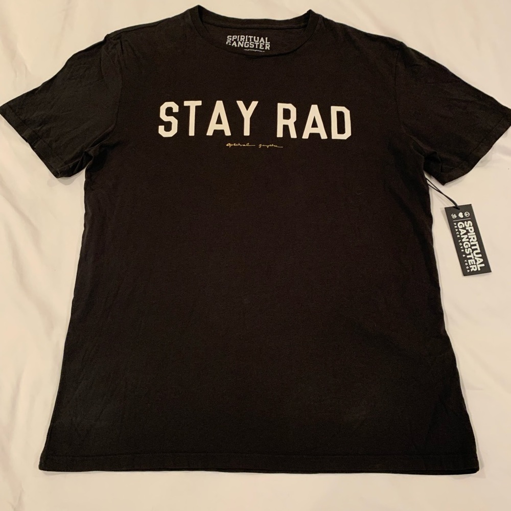 Spiritual Gangster STAY RAD mens tshirt L